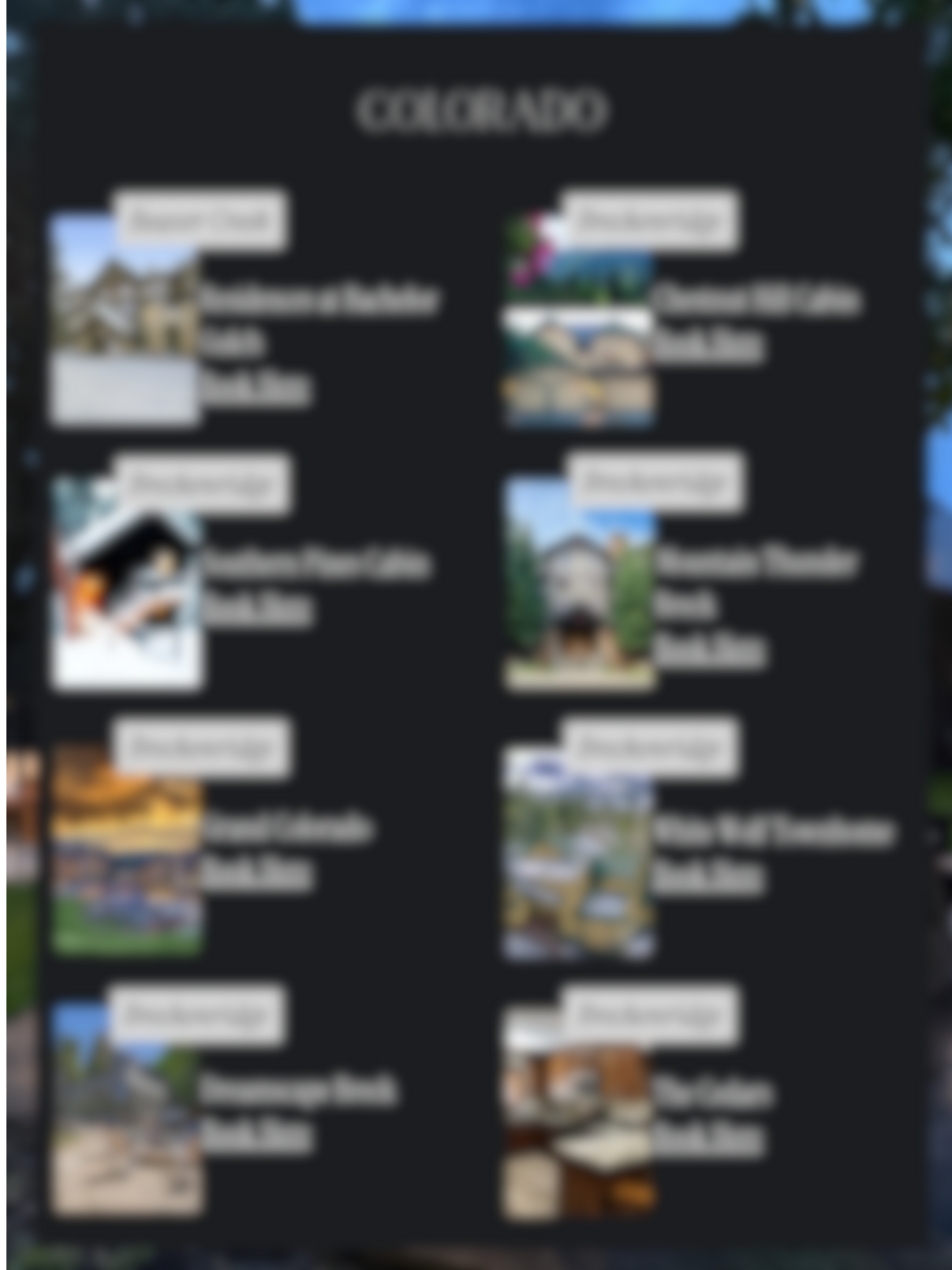 Park Cities WanderList - Luxury Vacation Rental Homes