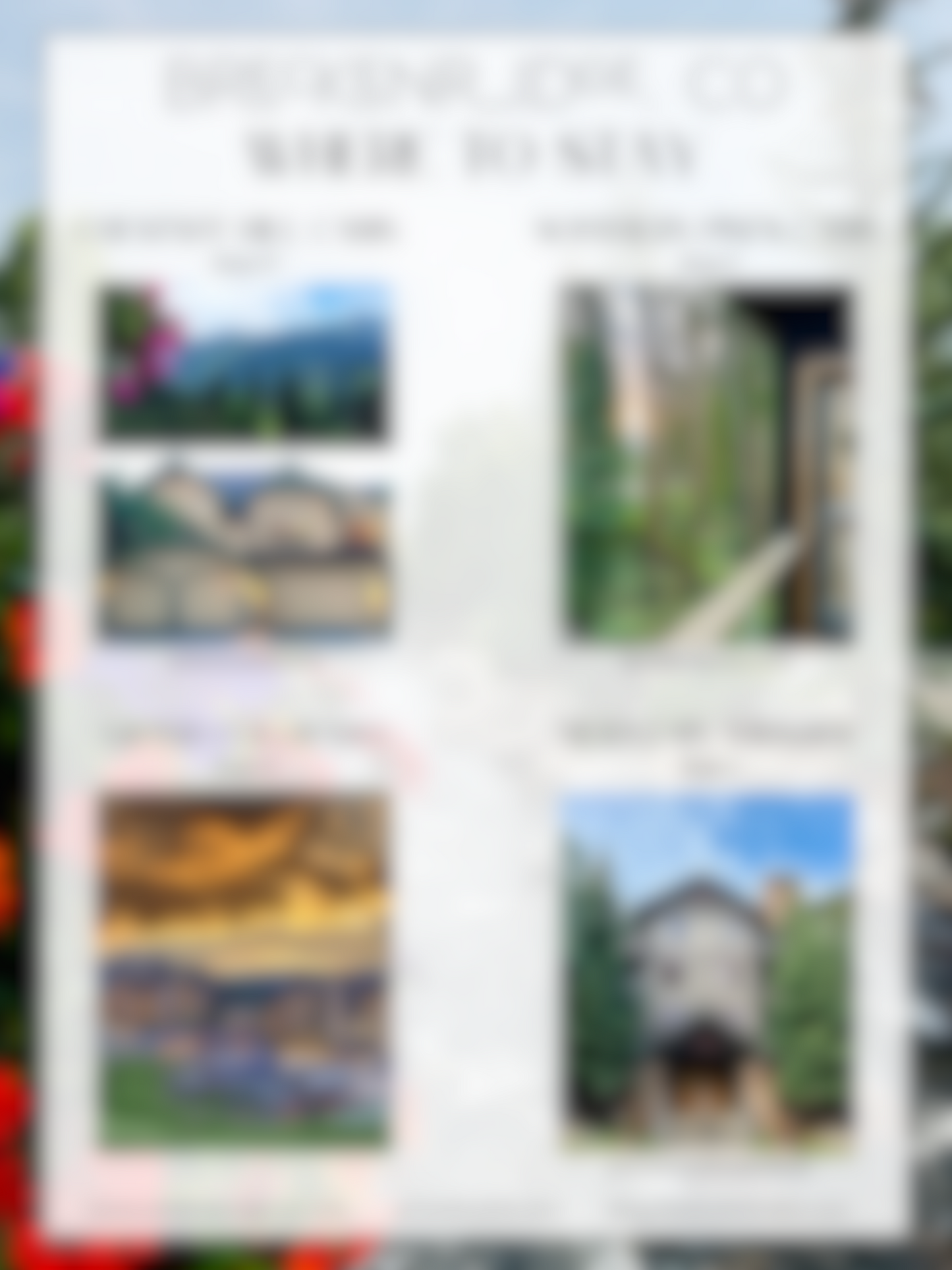 The Epic Breckenridge Scavenger Hunt