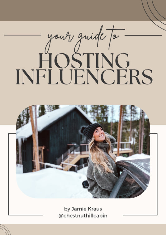 Digital Guide to Hosting Influencers (in your short term rental property)