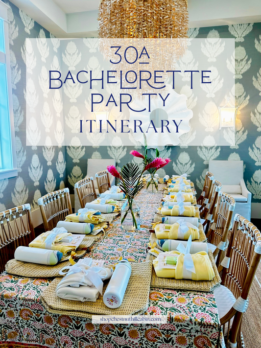 30A Bachelorette Trip Itinerary