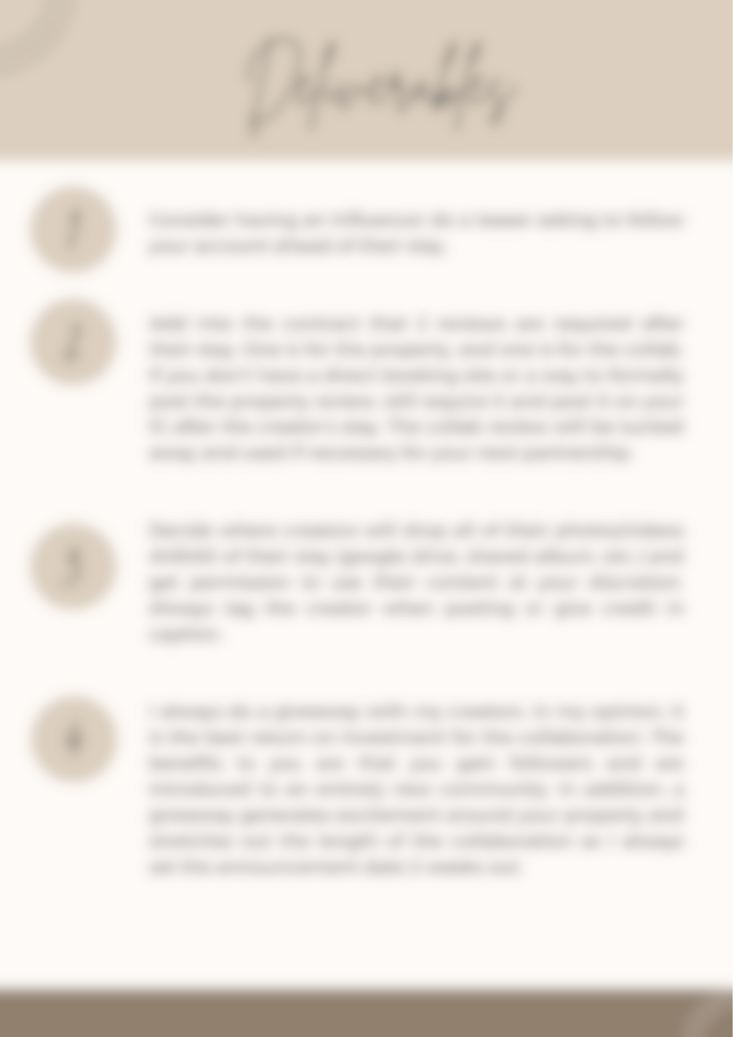 Digital Guide to Hosting Influencers (in your short term rental property)