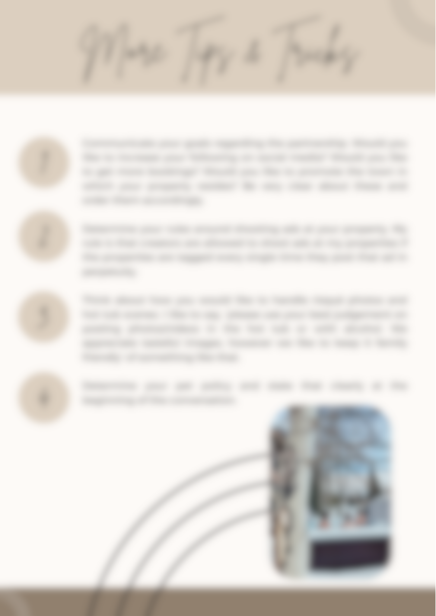 Digital Guide to Hosting Influencers (in your short term rental property)